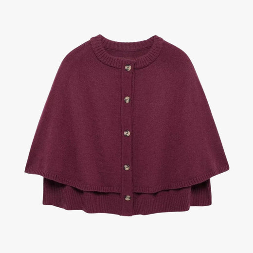 Raisa | Women’s Button Front Short Cape Cardigan