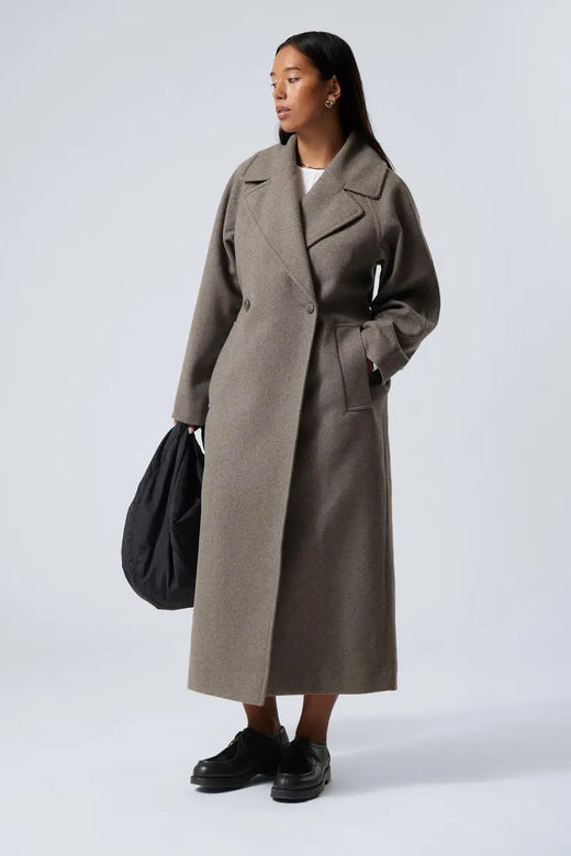 Reece | Women’s Oversized Double Breasted Wool Overcoat