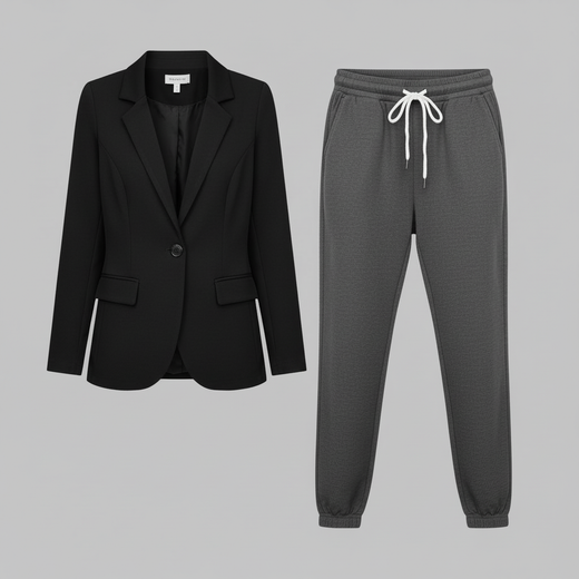 Chic Blazer and Trousers Set | Women's Suit