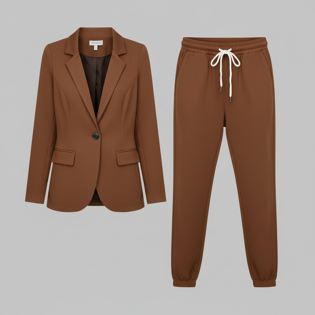 Chic Blazer and Trousers Set | Women's Suit