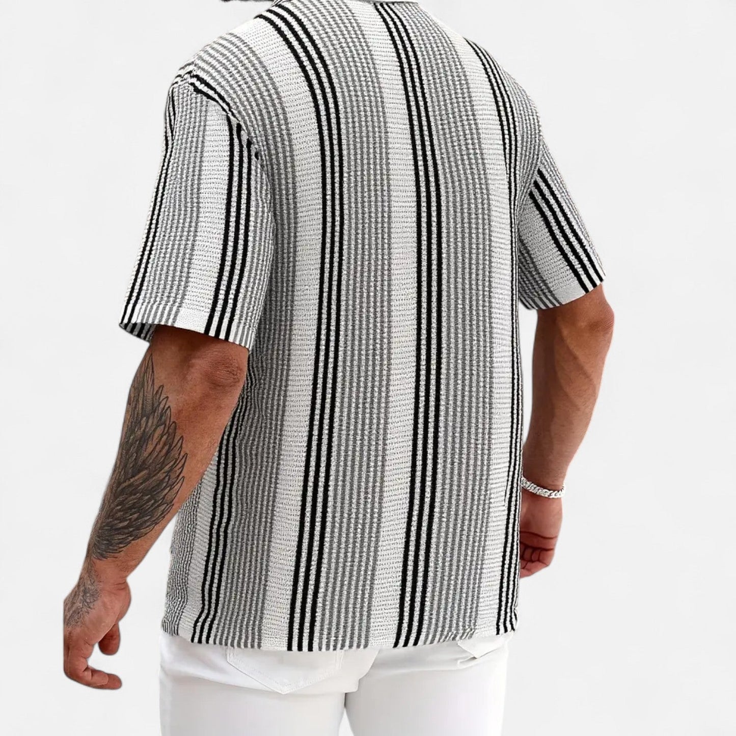 Simeon | Men’s Lightweight Breathable Button-Up Shirt
