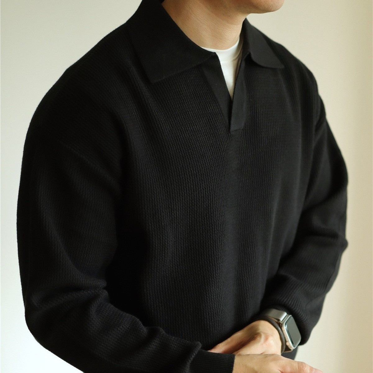 Ellin | Men’s Modern Knit Polo Shirt