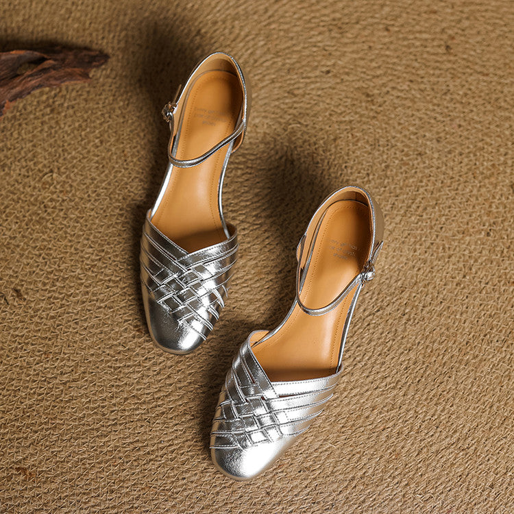Avora | Women’s Leather Block Heel Sandals