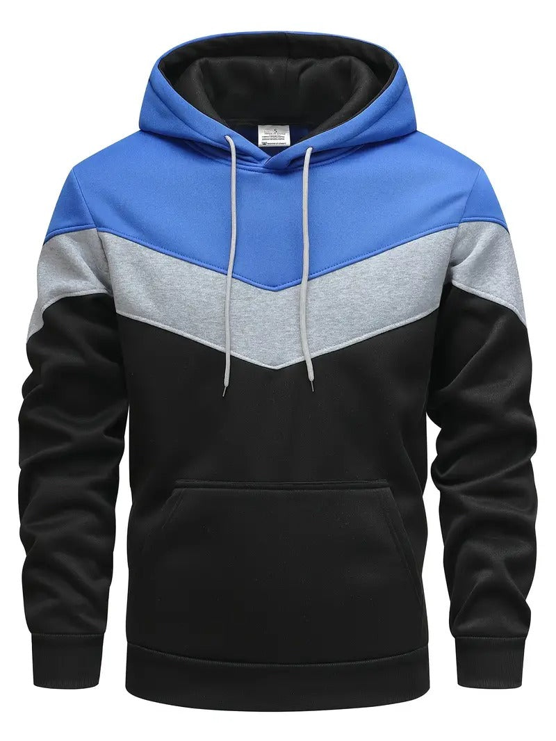 Trevor | Men’s Color Block Graphic Hoodie