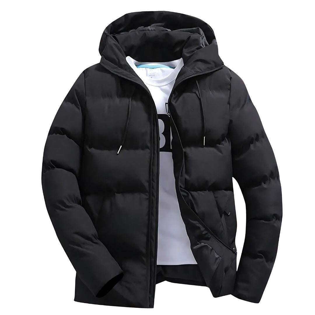 Nordvik | Men’s Puffer Winter Jacket with Hood