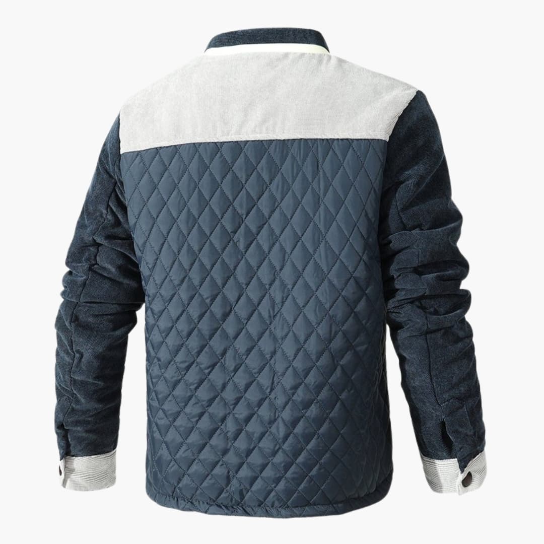 Quane | Men’s Quilted Jacket with Stand-Up Collar