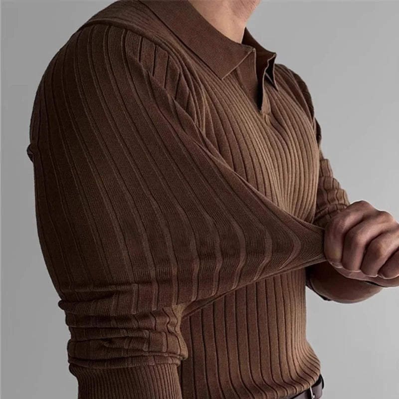 Paolo | Men’s Ribbed Polo Shirt