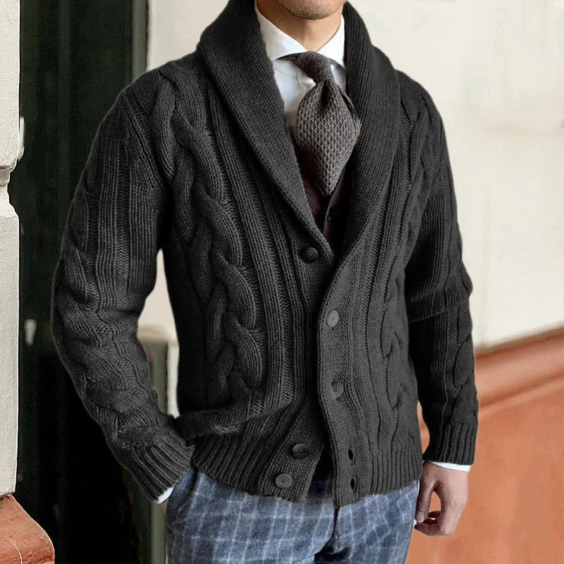 Ganes | Men’s Knitted Winter Cardigan
