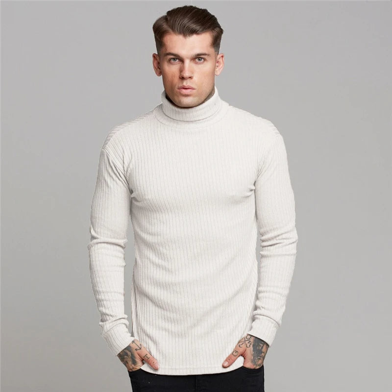 Hanafor | Men’s Turtleneck Sweater with Modern Design
