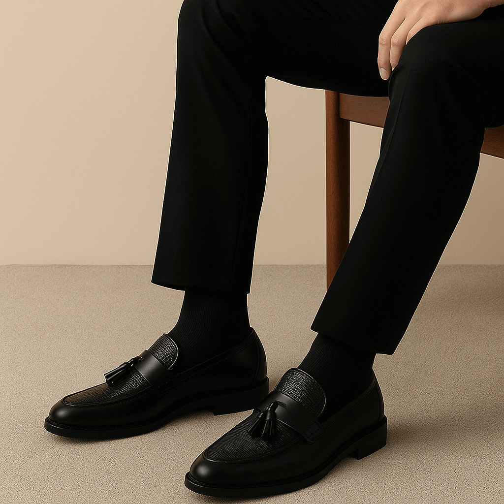 Caviren | Men’s Woven Tassel Loafers