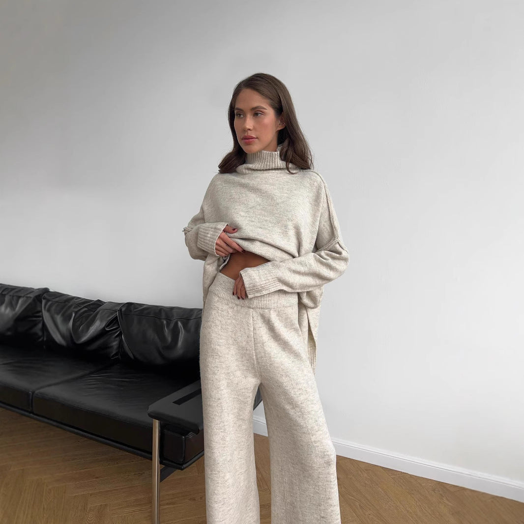 Jonah | Women’s Relaxed Turtleneck Knit Lounge Set