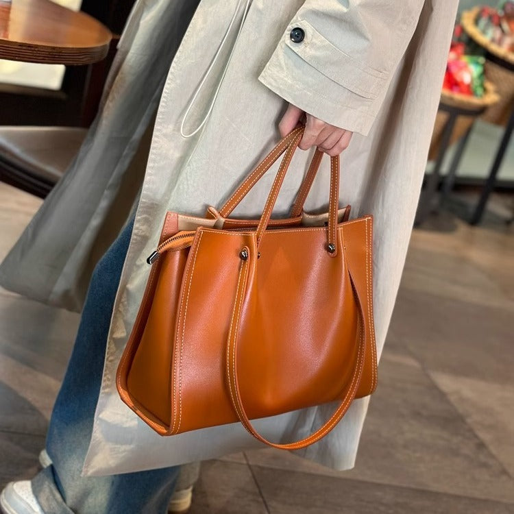 Uziah | Women’s Elegant Vegan Leather Everyday Tote Bag