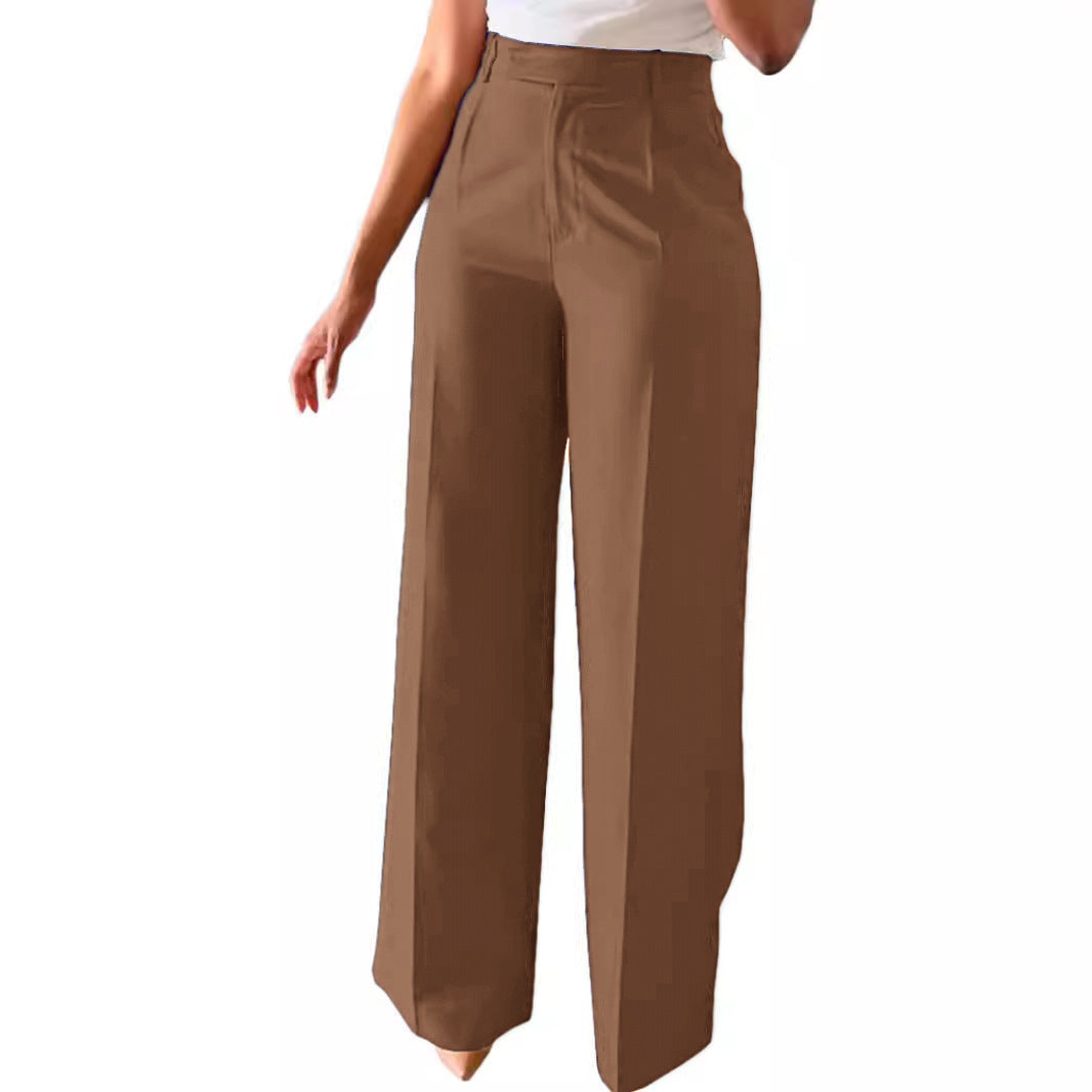 Ofira | Women’s High-Waist Tailored Wide Leg Trousers