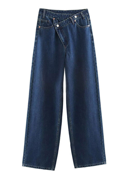 Raelynn | Women’s Asymmetric High-Waisted Jeans