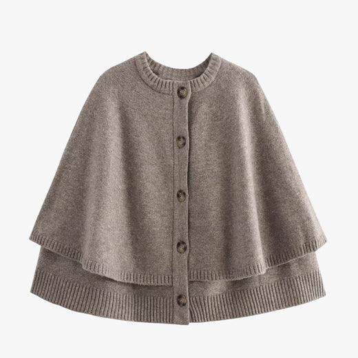 Raisa | Women’s Button Front Short Cape Cardigan