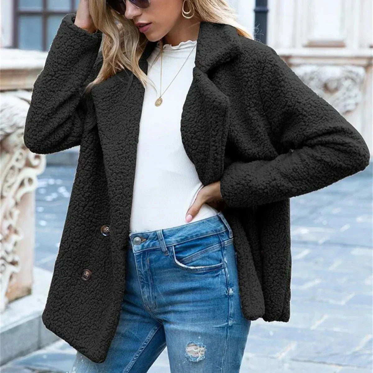 Alyssa | Women’s Aveline Fleece Coat