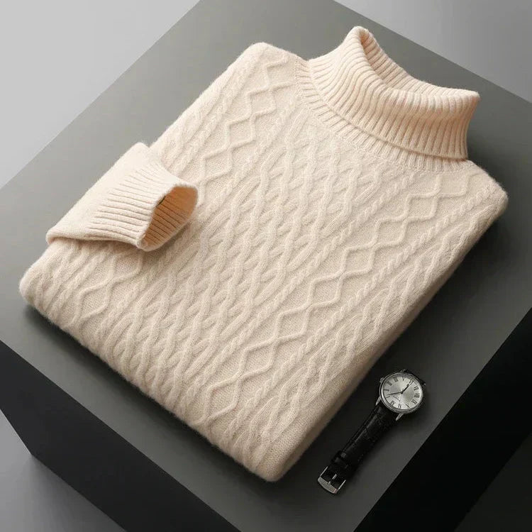 Jayman | Men’s Radcliffe Merino Wool Turtleneck