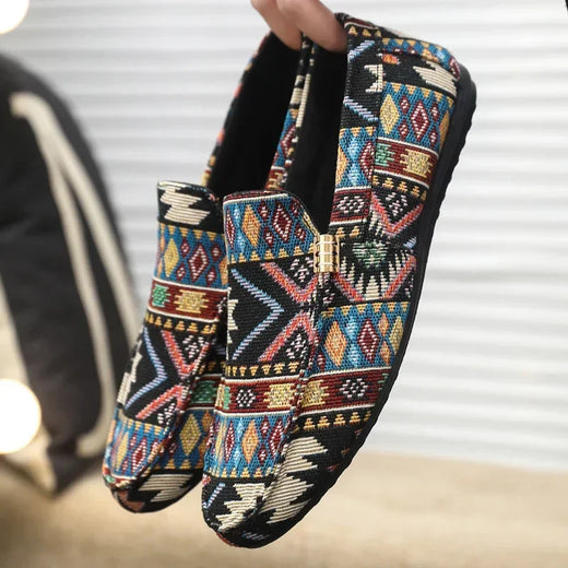 Creed | Men’s Aztec Canvas Loafers