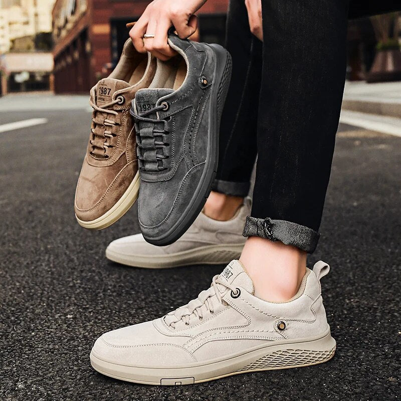 Garett | Men’s Suede Casual Sneakers