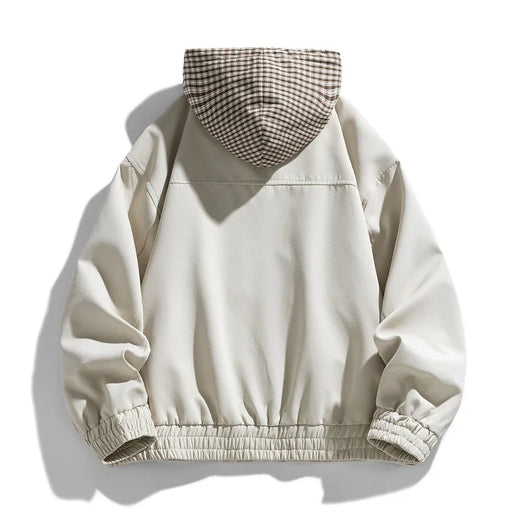Harlow | Men’s Lightweight Plaid-Hood Jacket
