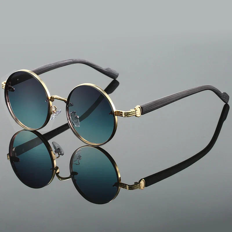 Limo | Men’s Retro Circular Gradient Sunglasses