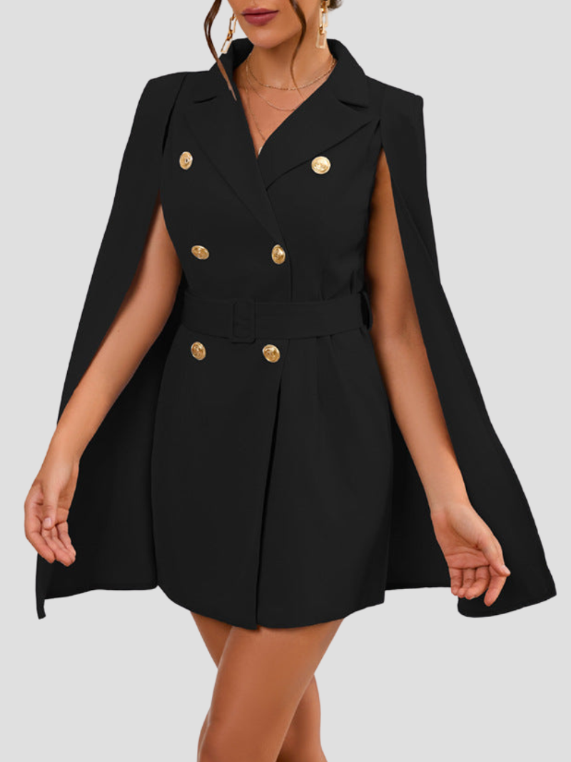 Reiko | Women’s Cape Blazer Mini Dress