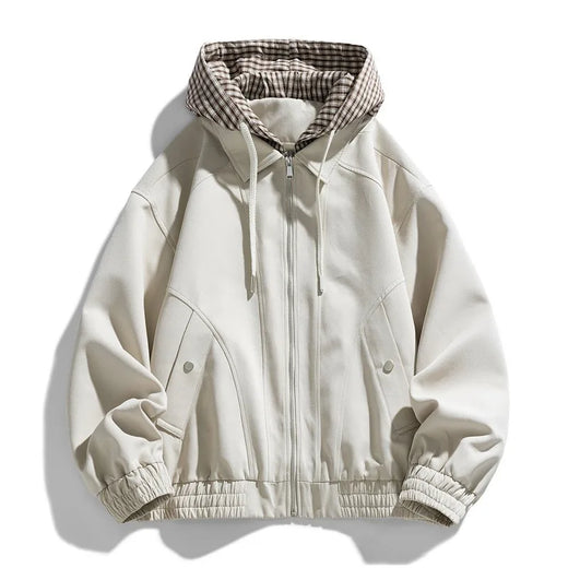 Harlow | Men’s Lightweight Plaid-Hood Jacket