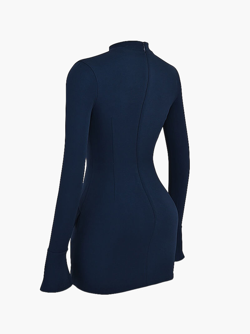 Raina | Women’s Navy Bodycon Mini Dress