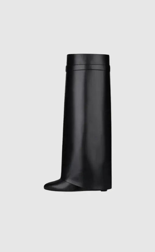 Marley | Women’s Sculptural Knee High Wedge Boots