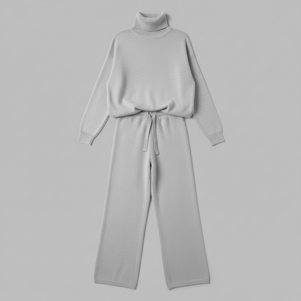 Karina Women's Loungewear Set | Turtleneck and Long Pants