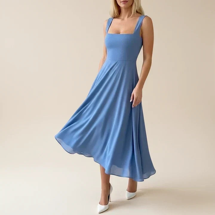 Luniera | Women’s Sleeveless A-Line Midi Dress
