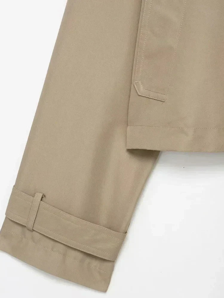Cillian | Women’s Cropped Double Breasted Trench Coat