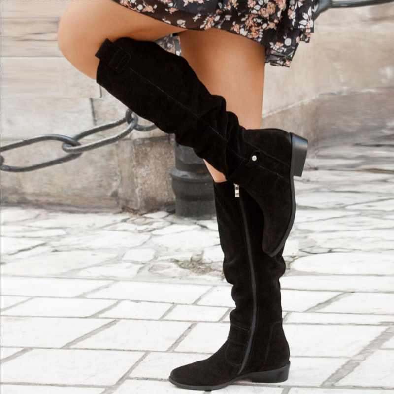Serita | Women’s Knee-High Slouch Boots