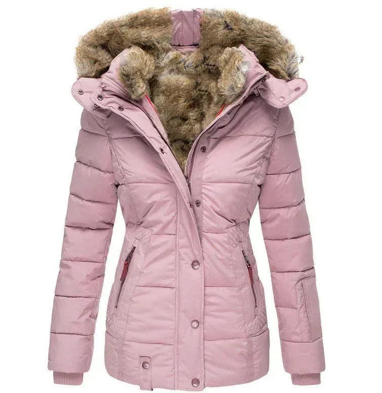 Maisie | Women’s Faux Fur Hooded Puffer Jacket