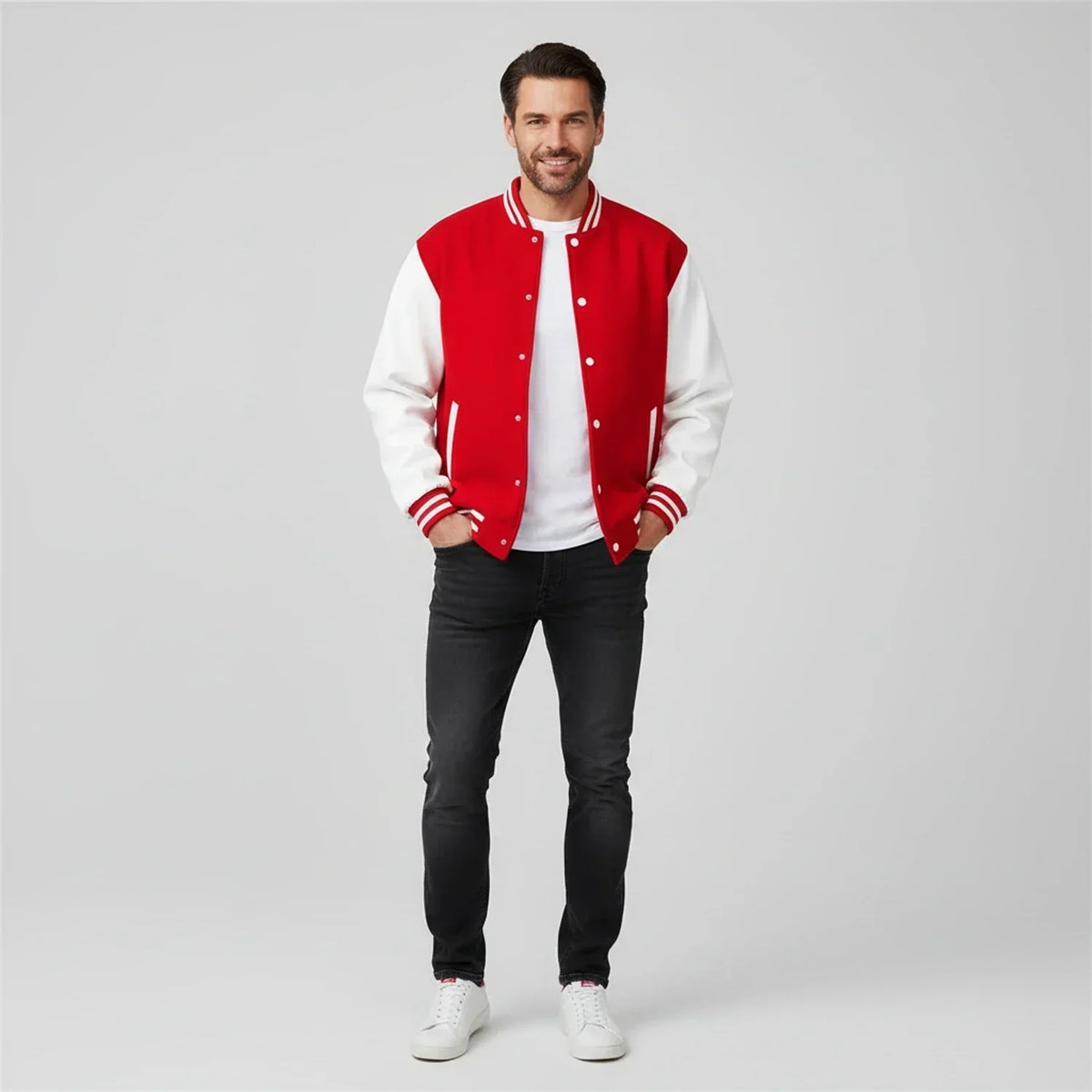 Larrison | Men’s Varsity Color Block Jacket