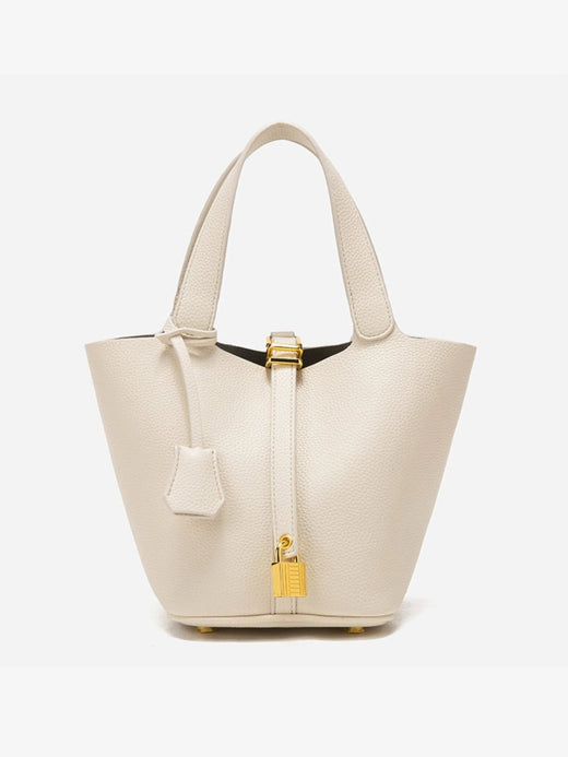 Syrah | Women’s Structured Leather Bucket Bag
