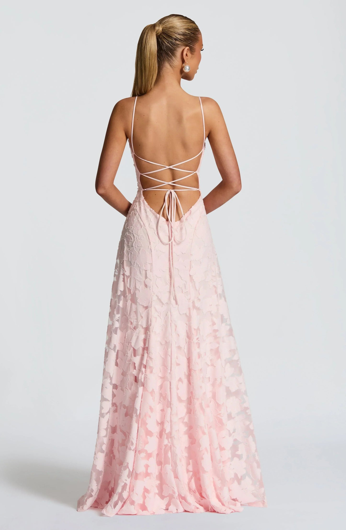Elvoria | Women’s Spaghetti Strap Cowl Neck Maxi Dress