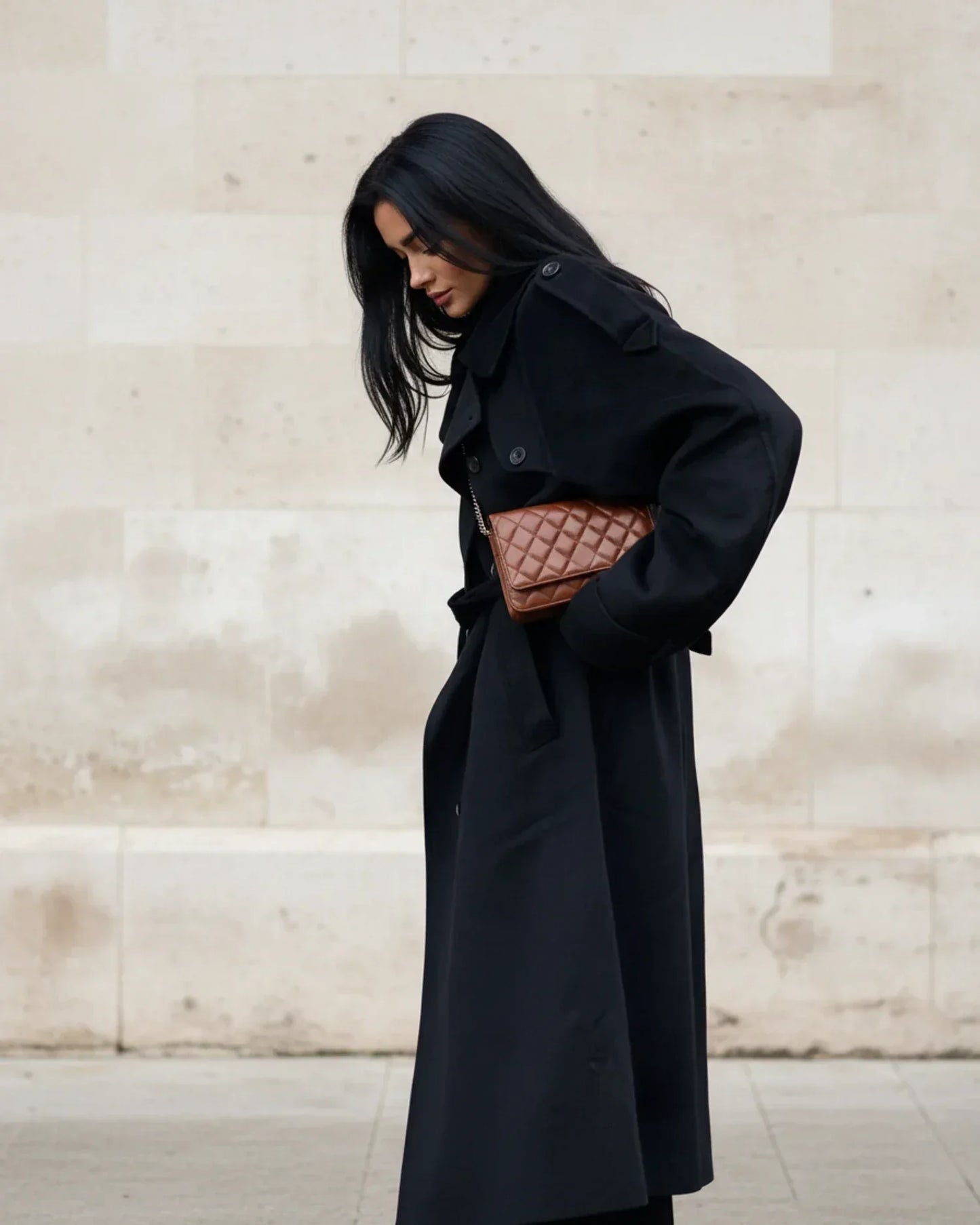 Eurinace | Women’s Double-Breasted Belted Trench Coat
