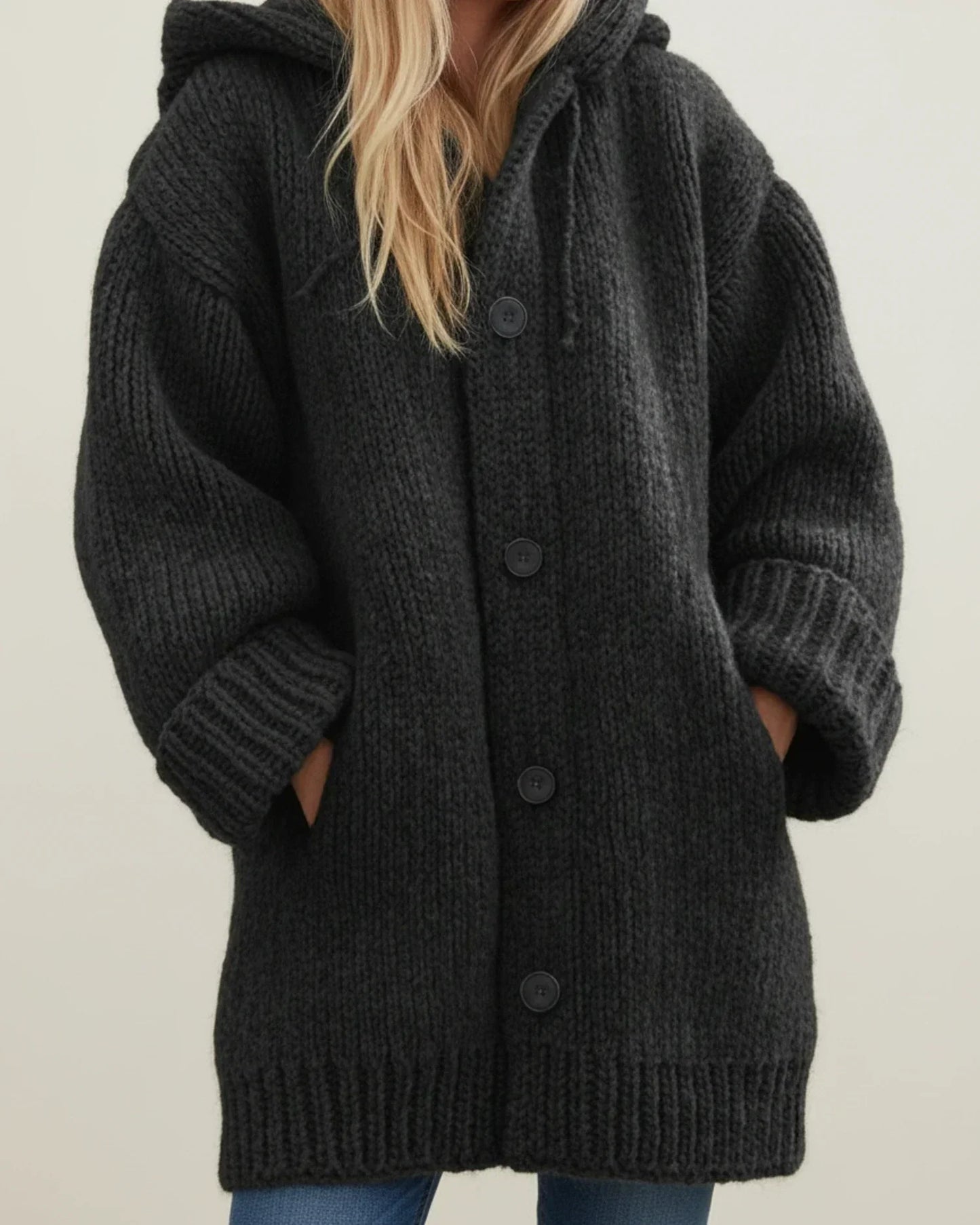 Mireya | Women’s Hooded Oversized Cardigan Jacket