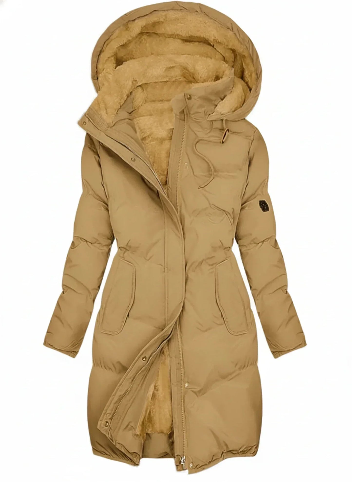 Gwenn | Women’s Hooded Long Puffer Jacket