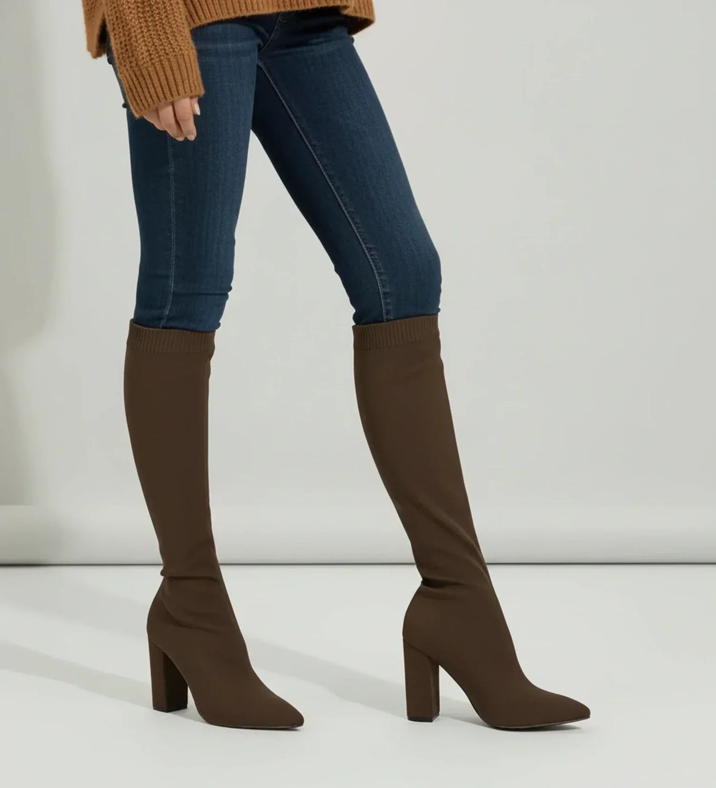 Selviera | Women’s Knee High Block Heel Boots