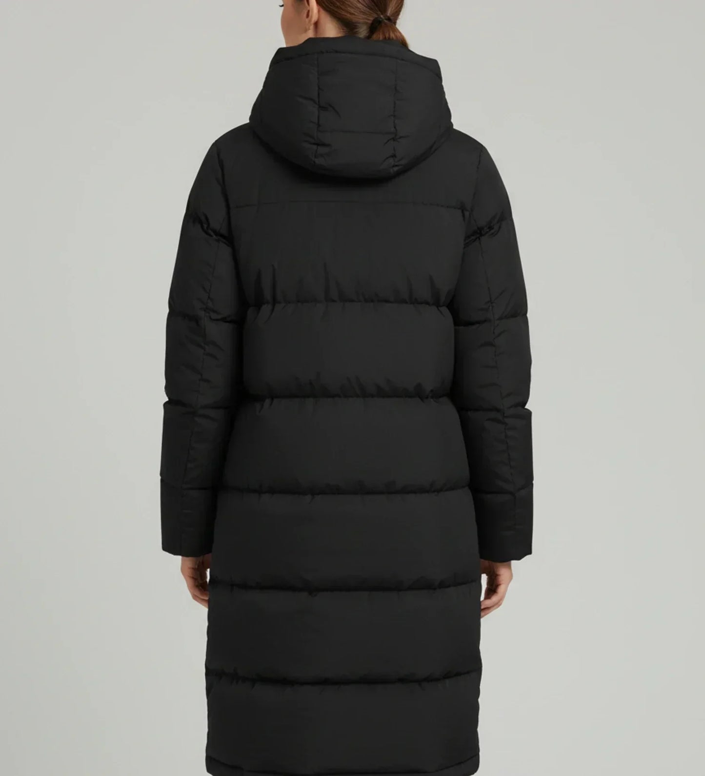 Lunoria | Women’s Long Hooded Quilted Puffer Jacket