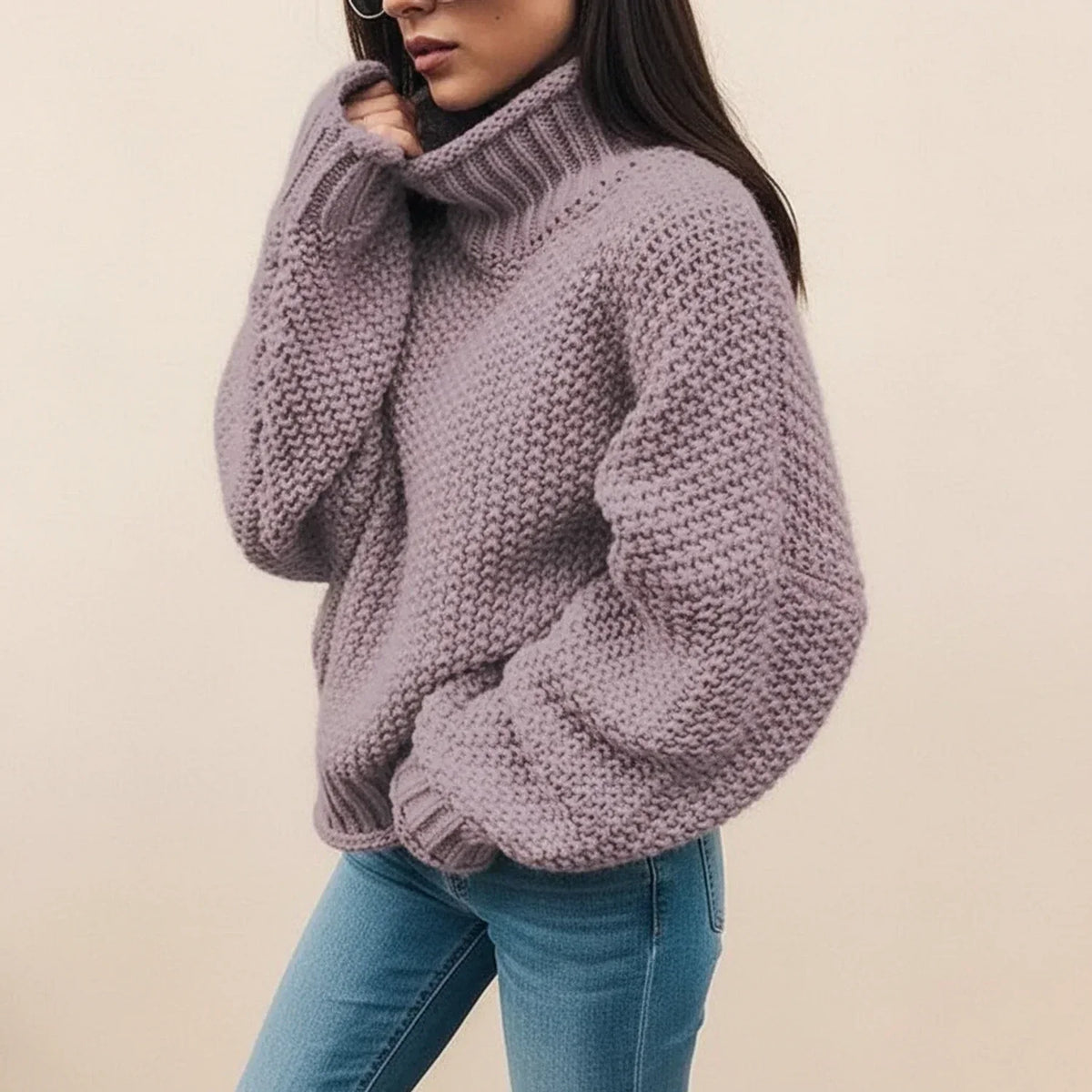 Marille | Women’s Oversized Chunky Knit Sweater