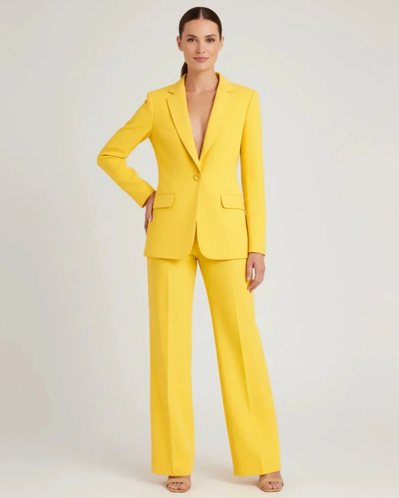 Shie | Women’s Wide-Leg Pant Suit Set