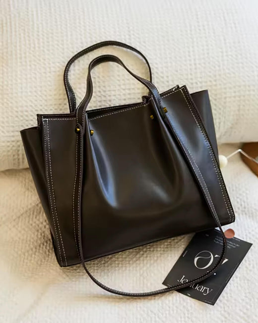 Uziah | Women’s Elegant Vegan Leather Everyday Tote Bag
