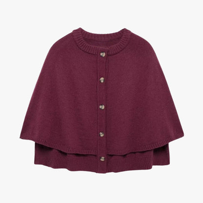 Raisa | Women’s Button Front Short Cape Cardigan