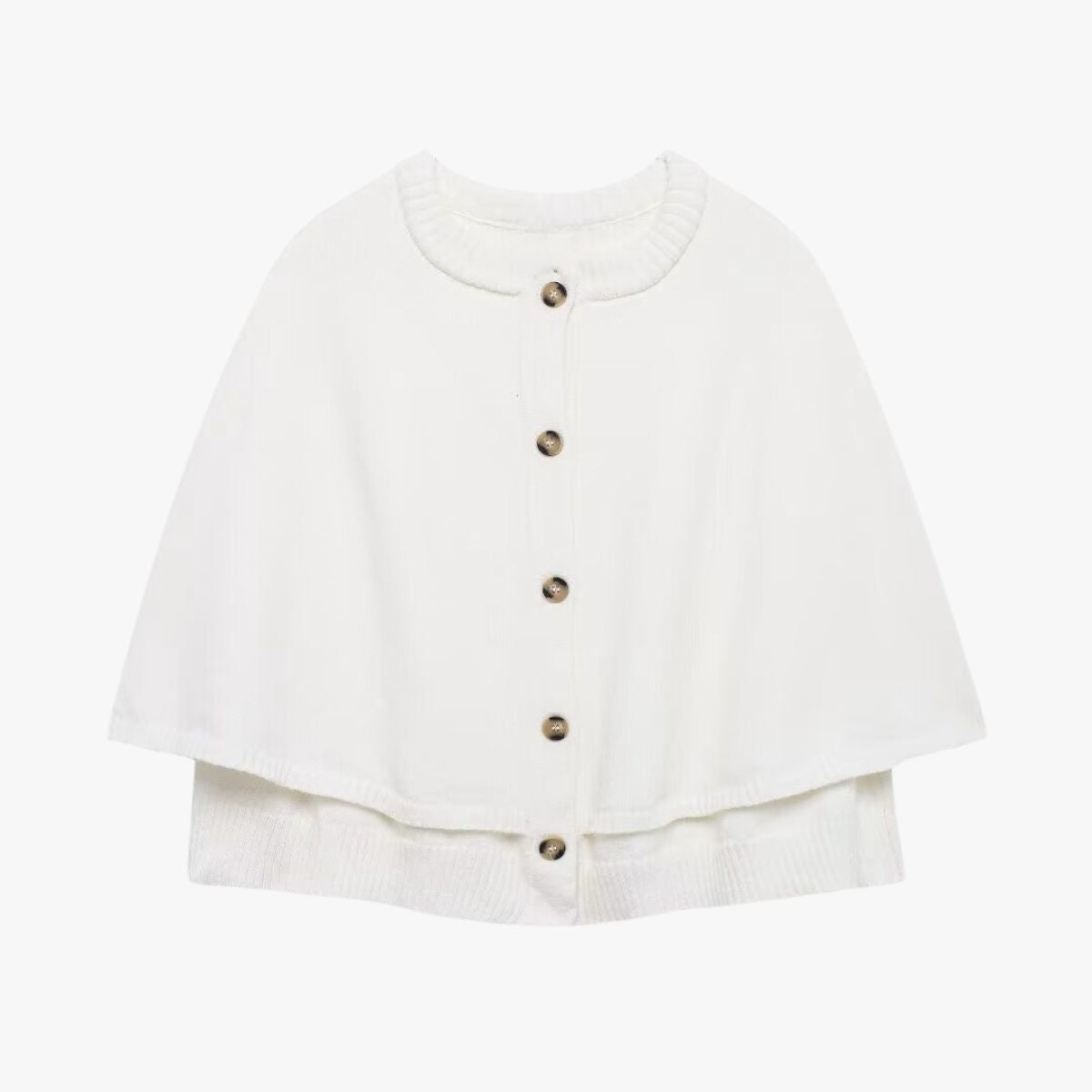 Raisa | Women’s Button Front Short Cape Cardigan