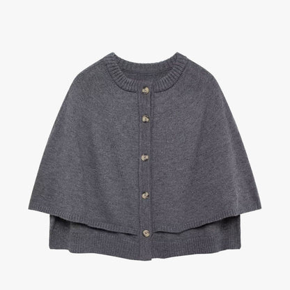 Raisa | Women’s Button Front Short Cape Cardigan