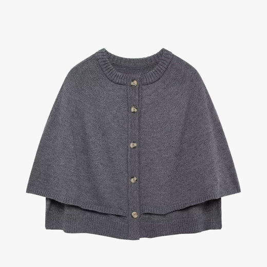 Raisa | Women’s Button Front Short Cape Cardigan