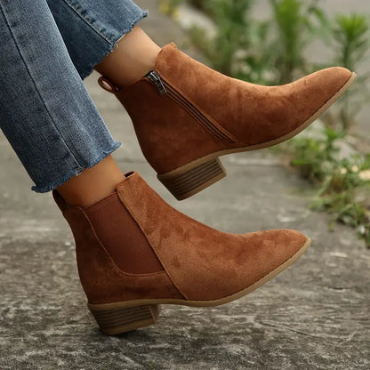 Eloisa | Women’s Anica Premium Suede Chelsea Boots